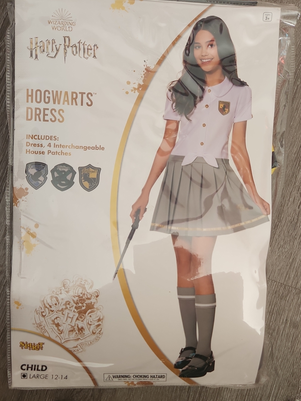 Harry Potter Hogwarts Dress Costume for Kids - Grey & White